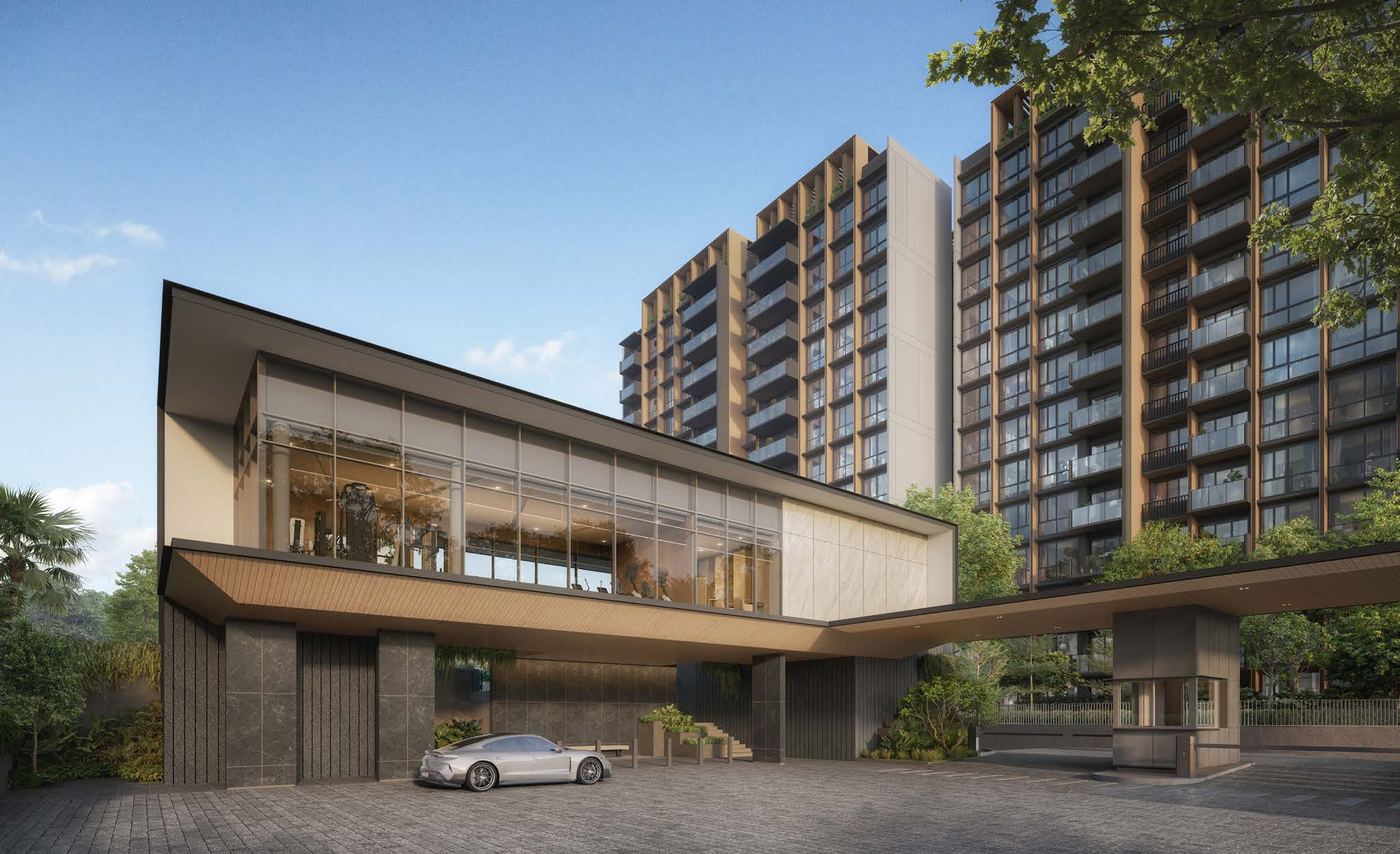 Artist's impression of the main drop-off and arrival